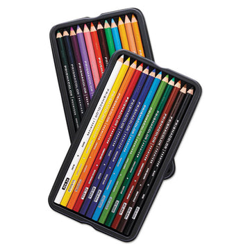 Prismacolor® Premier Colored Pencil, 3 Mm, 2b (#1), Assorted Lead-barrel Colors, 24-pack freeshipping - TVN Wholesale